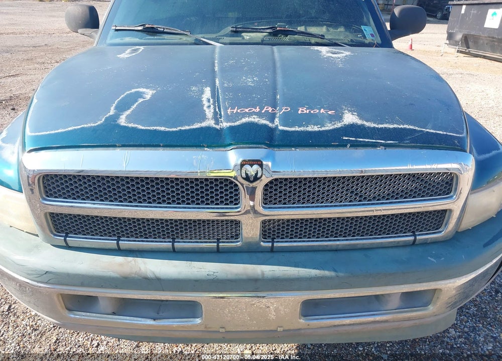1999 DODGE RAM 1500 ST VIN: 3B7HF13Z6XG149309