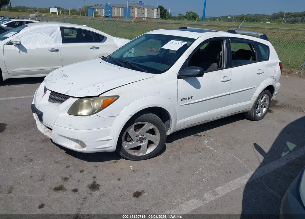 2004 PONTIAC VIBE GT VIN: 5Y2SN62L44Z444360