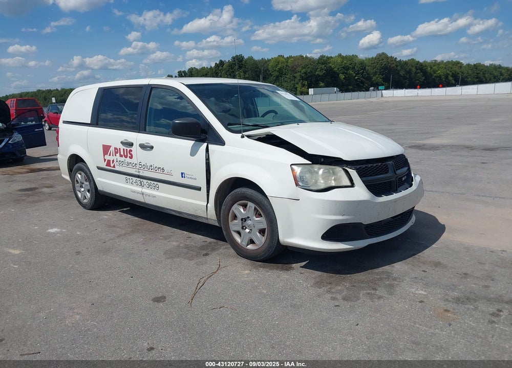 2013 RAM CARGO TRADESMAN VIN: 2C4JRGAG1DR774106