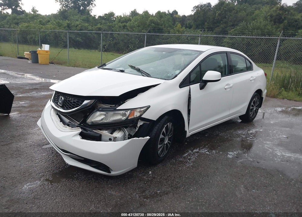 2013 HONDA CIVIC VIN: 2HGFB2F57DH523392