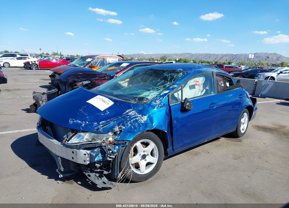 2013 HONDA CIVIC VIN: 19XFB2F51DE242392