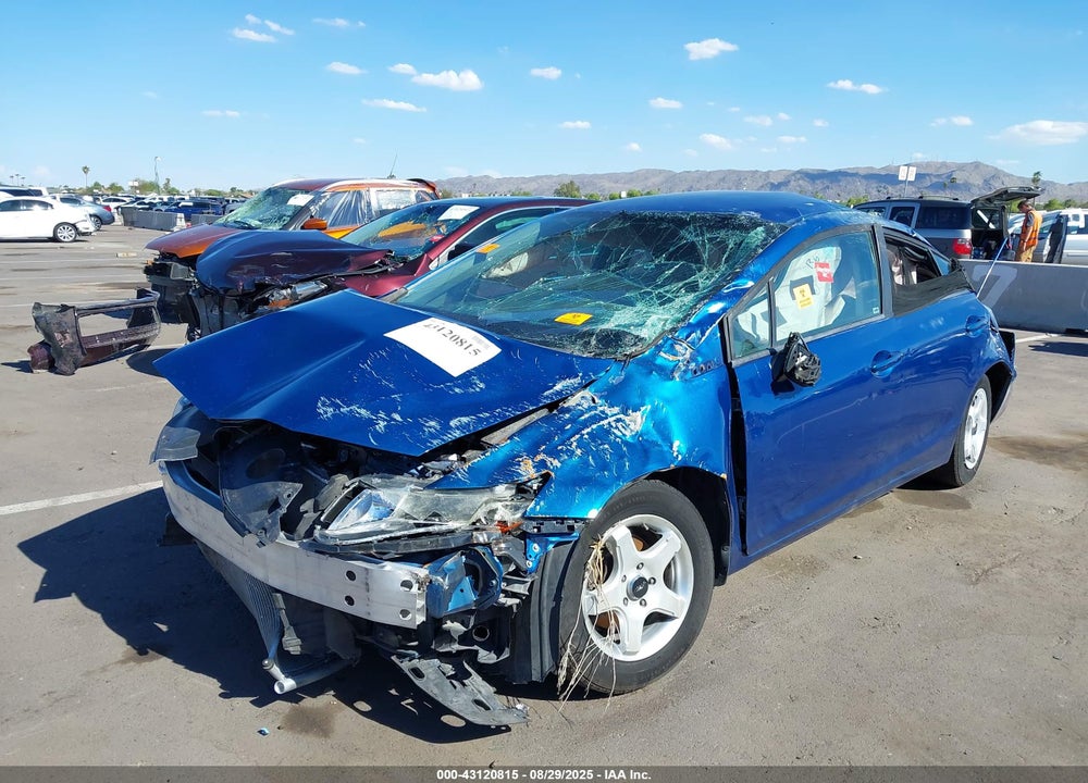 2013 HONDA CIVIC VIN: 19XFB2F51DE242392
