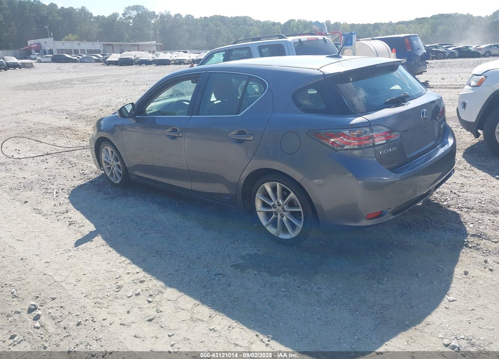 2012 LEXUS CT 200H VIN: JTHKD5BH8C2068163