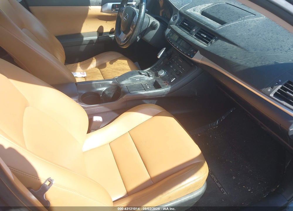 2012 LEXUS CT 200H VIN: JTHKD5BH8C2068163