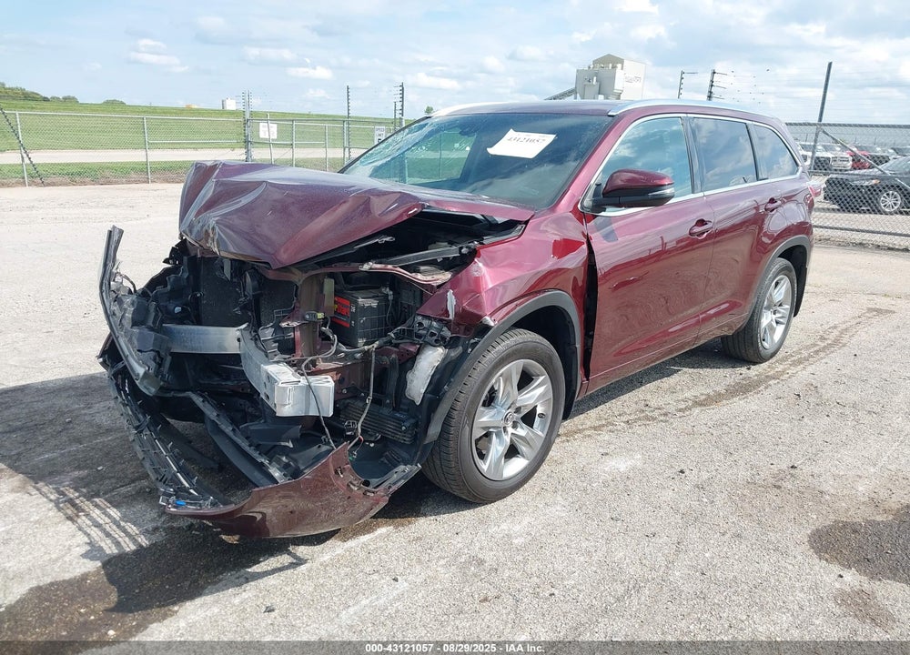 2016 TOYOTA HIGHLANDER VIN: 5TDDKRFHXGS235106
