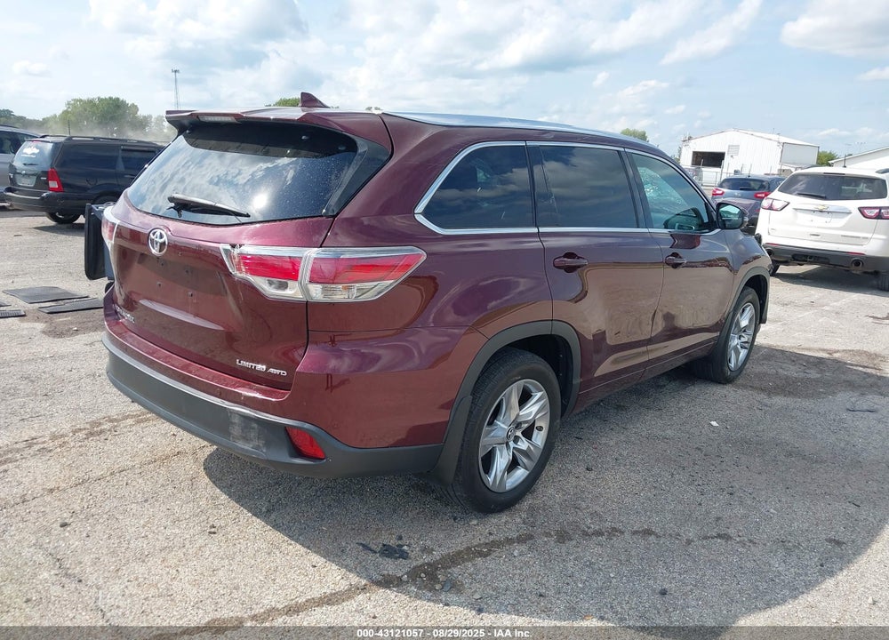 2016 TOYOTA HIGHLANDER VIN: 5TDDKRFHXGS235106