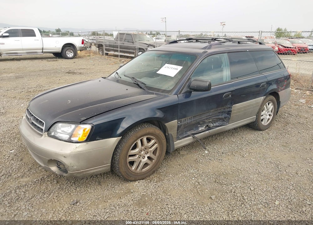 2000 SUBARU OUTBACK VIN: 4S3BH6659Y6620135