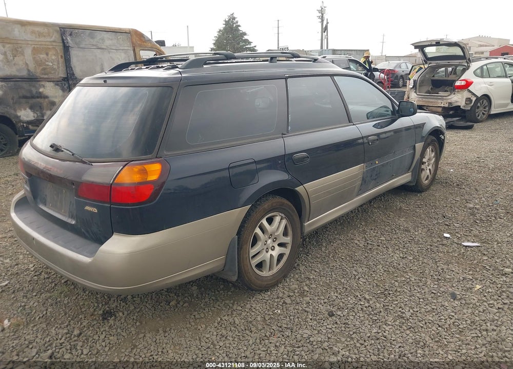 2000 SUBARU OUTBACK VIN: 4S3BH6659Y6620135