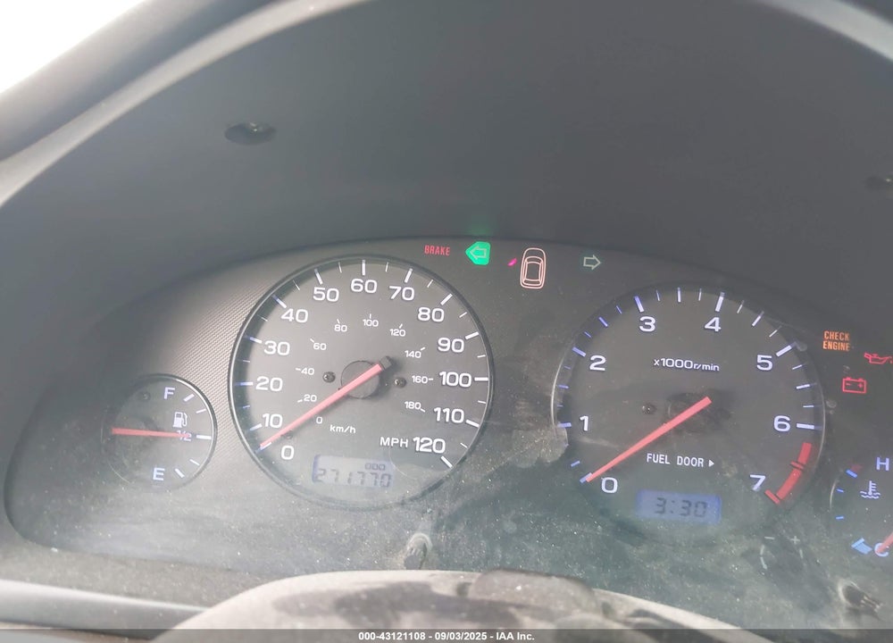 2000 SUBARU OUTBACK VIN: 4S3BH6659Y6620135
