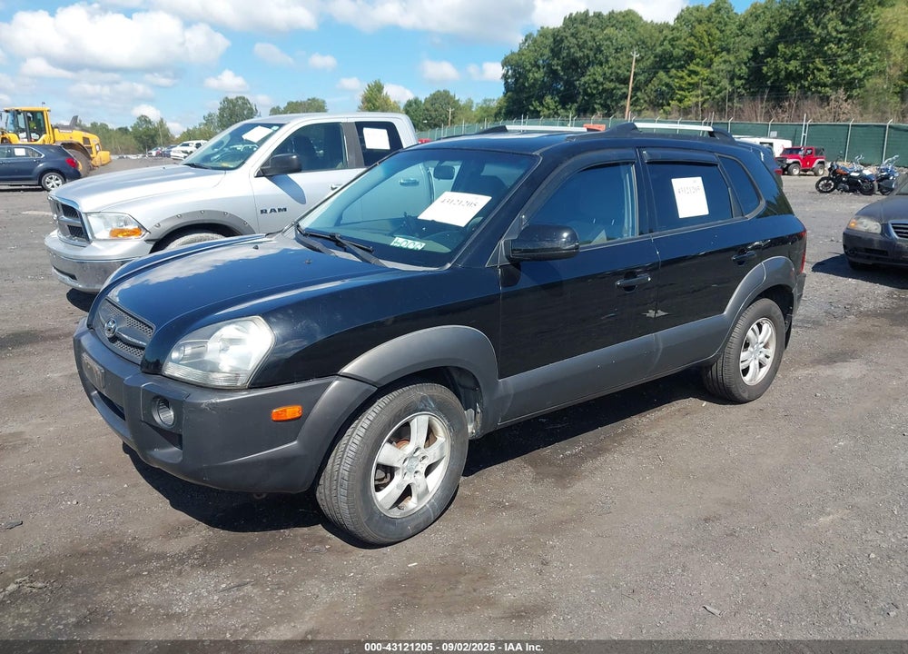 2006 HYUNDAI TUCSON VIN: KM8JN72D86U312496