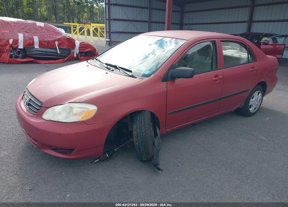 2003 TOYOTA COROLLA CE VIN: JTDBR32E830042123