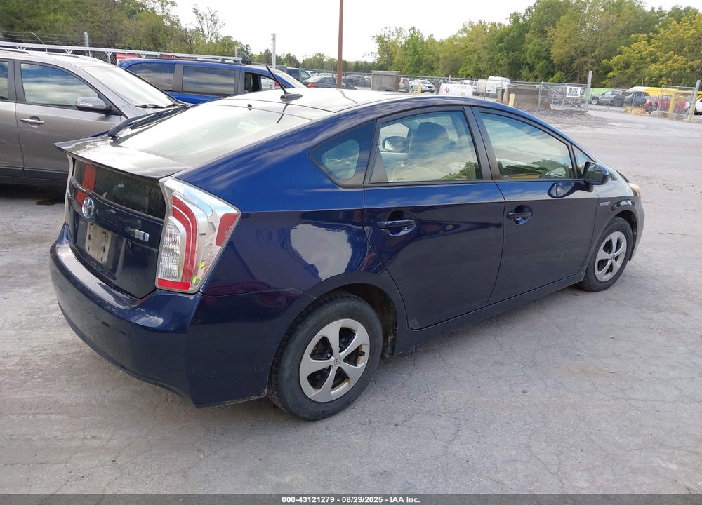 2013 TOYOTA PRIUS VIN: JTDKN3DU7D0344004