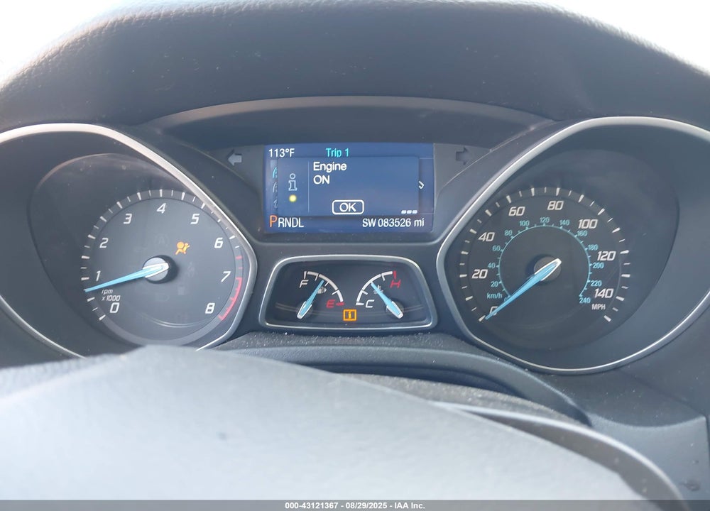 2014 FORD FOCUS VIN: 1FADP3F20EL201979