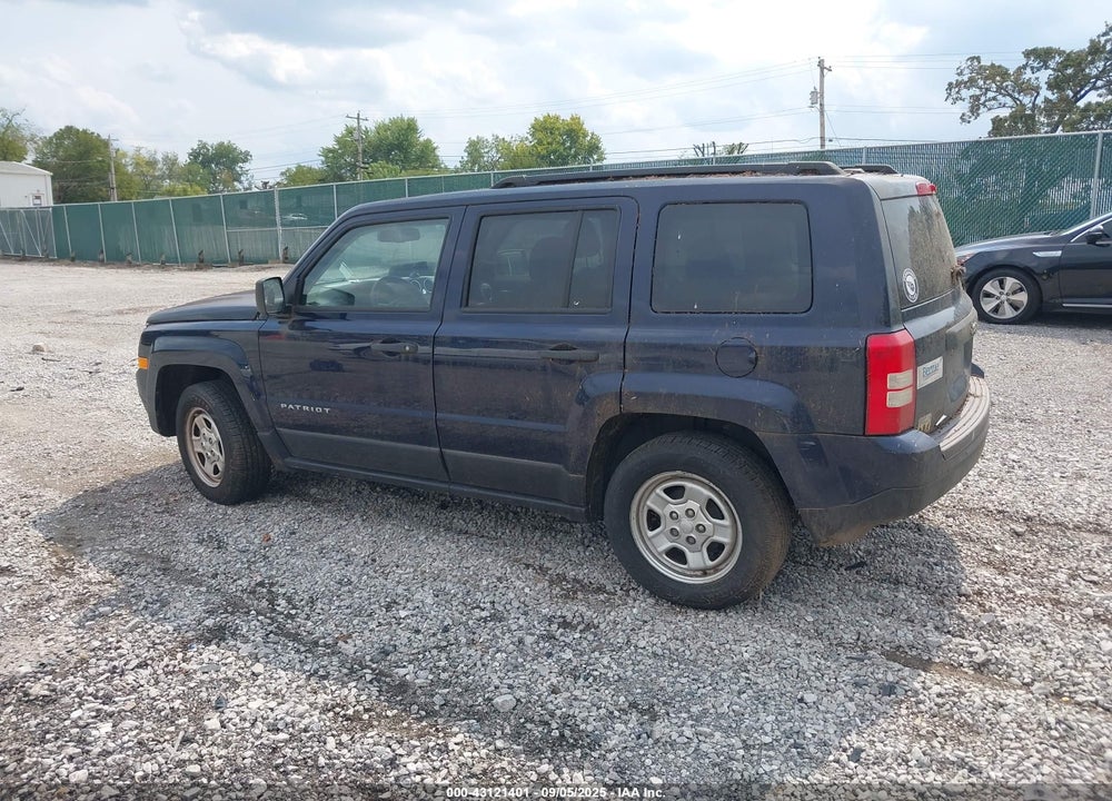 2016 JEEP PATRIOT VIN: 1C4NJPBA2GD783567