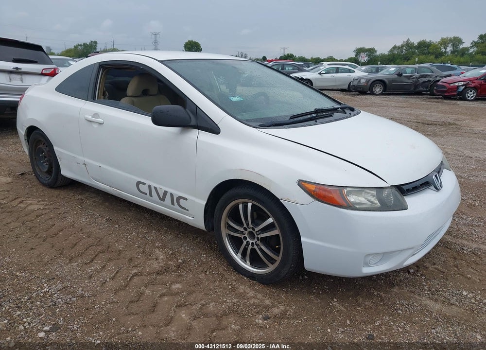 2007 HONDA CIVIC LX VIN: 2HGFG12657H585243