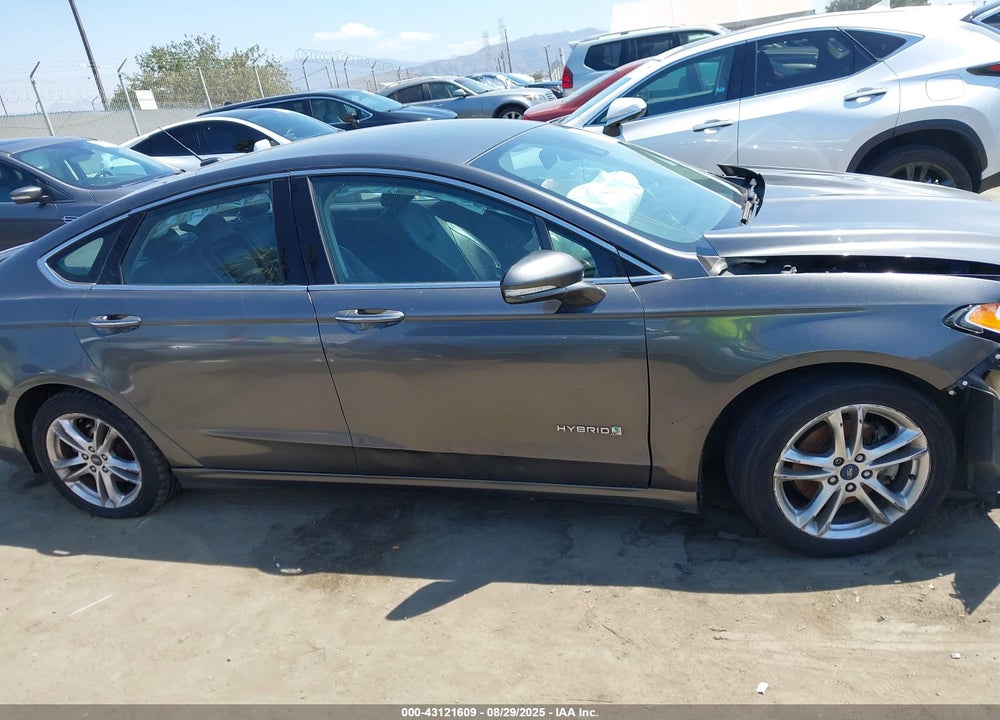 2016 FORD FUSION HYBRID TITANIUM VIN: 3FA6P0RU6GR331077