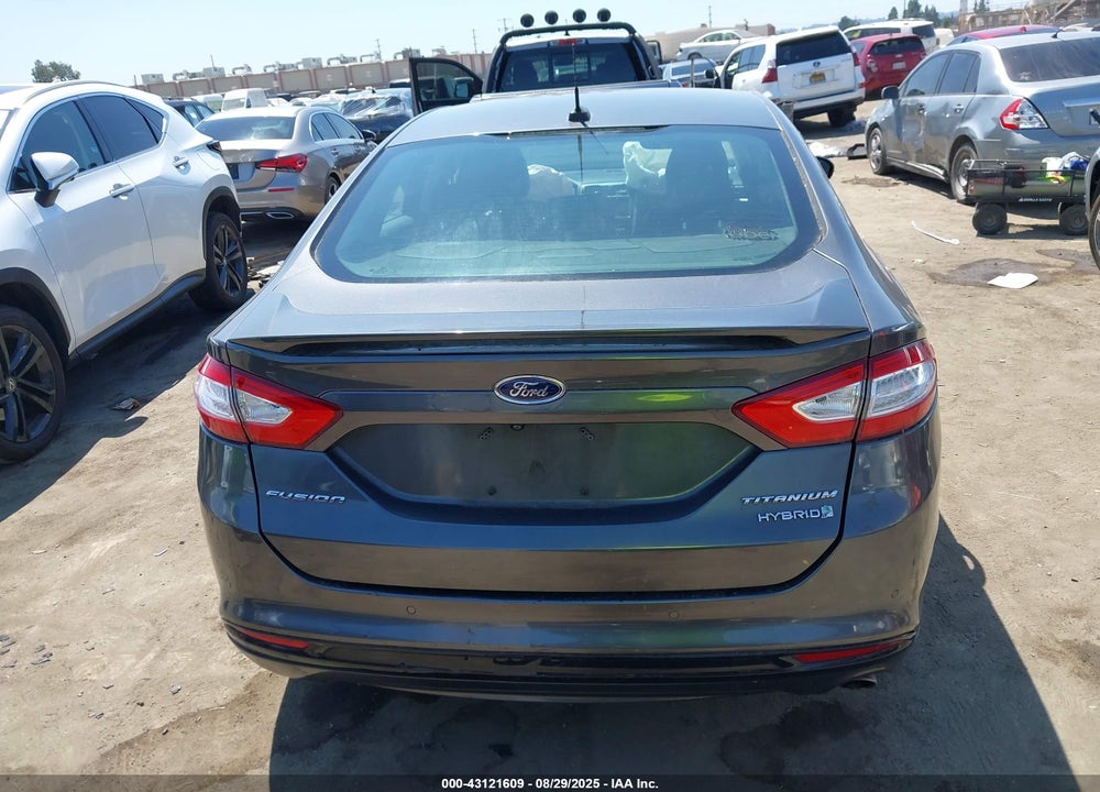 2016 FORD FUSION HYBRID TITANIUM VIN: 3FA6P0RU6GR331077