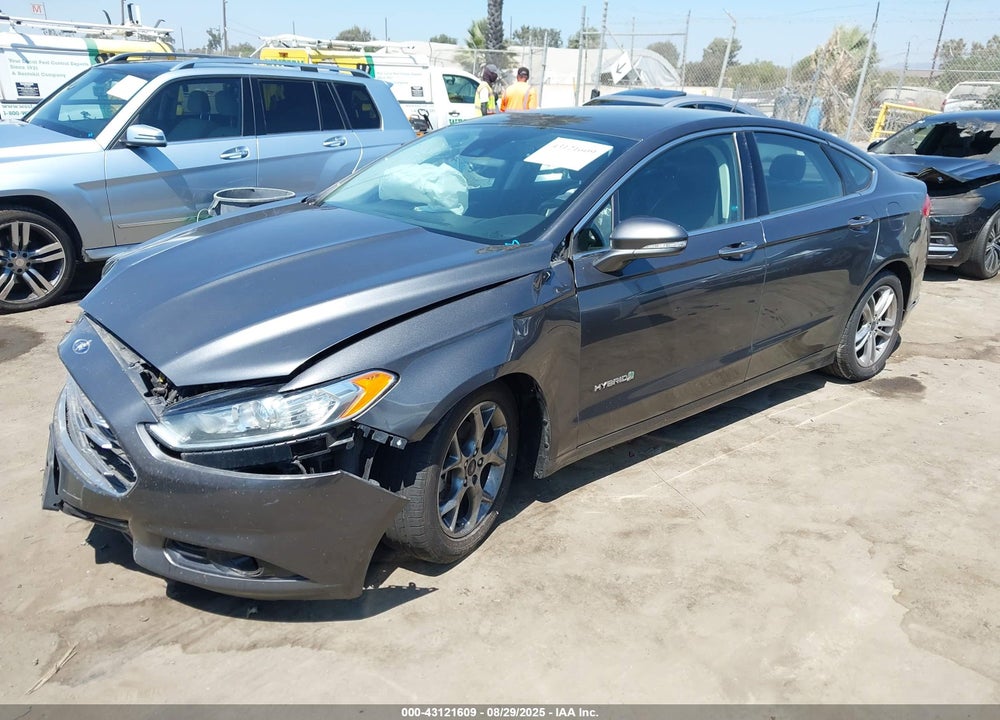 2016 FORD FUSION HYBRID TITANIUM VIN: 3FA6P0RU6GR331077