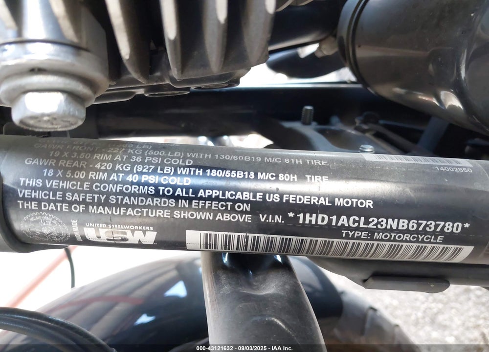 2022 HARLEY-DAVIDSON FLTRXST VIN: 1HD1ACL23NB673780