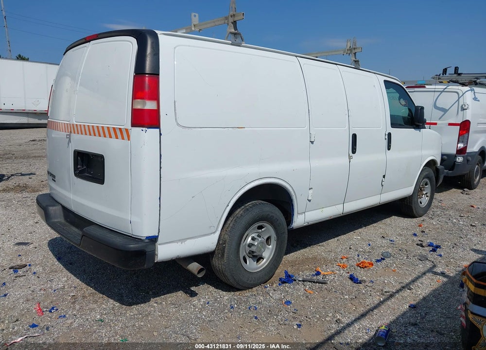 2014 CHEVROLET EXPRESS 2500 WORK VAN VIN: 1GCWGFBA6E1170945