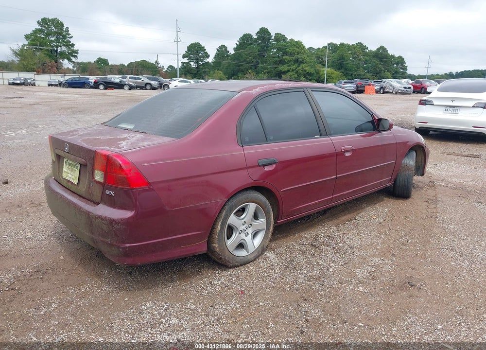 2004 HONDA CIVIC EX VIN: 2HGES26714H523935