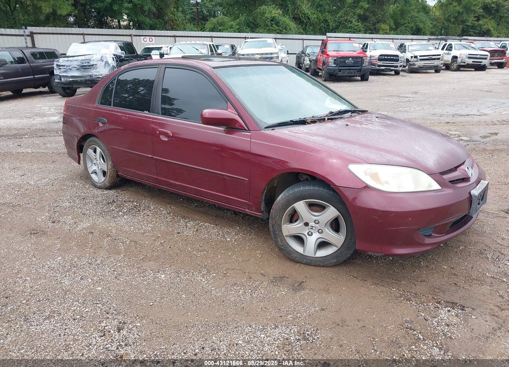 2004 HONDA CIVIC EX VIN: 2HGES26714H523935