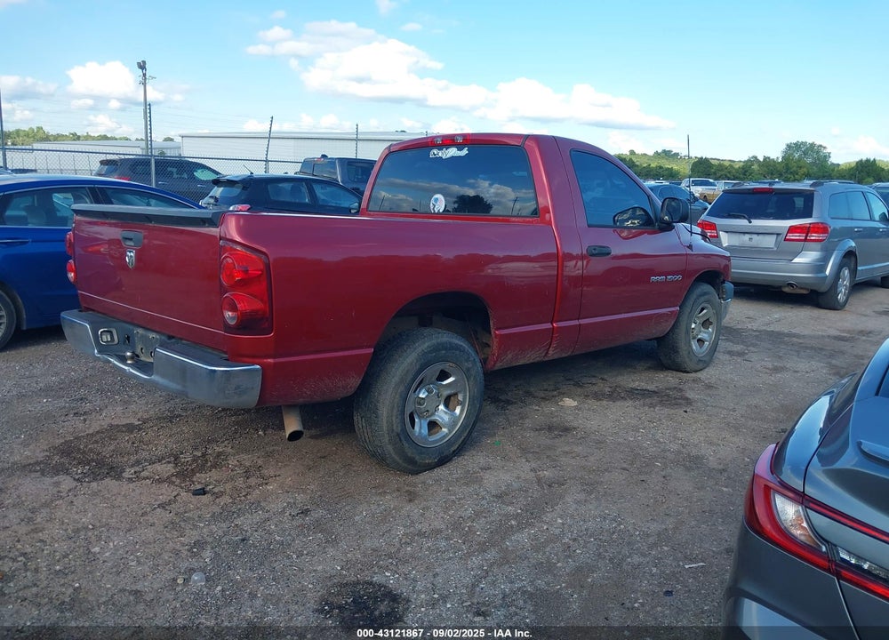 2007 DODGE RAM 1500 ST VIN: 1D7HA16KX7J551948
