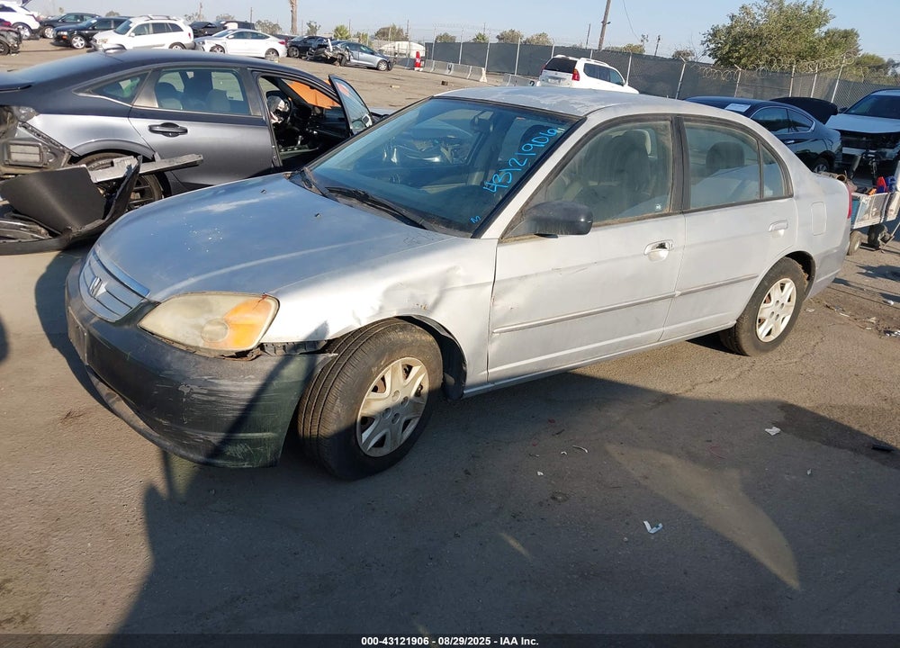 2003 HONDA CIVIC LX VIN: 2HGES16543H615483