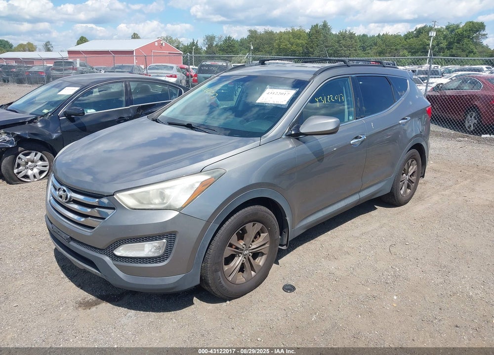 2013 HYUNDAI SANTA FE VIN: 5XYZUDLB8DG042254