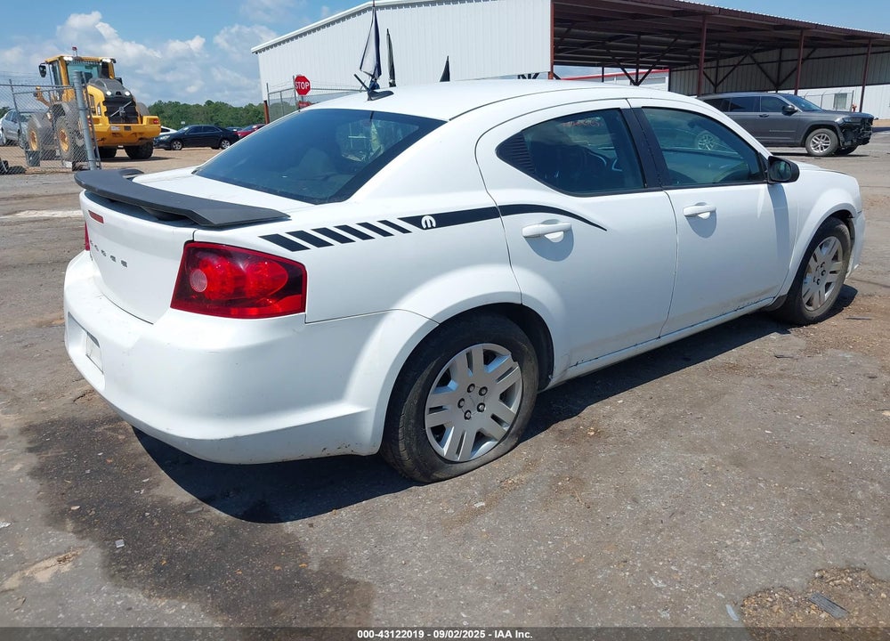 2014 DODGE AVENGER VIN: 1C3CDZAB5EN203521