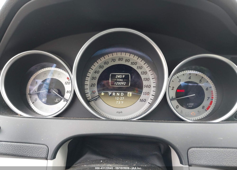 2012 MERCEDES-BENZ C CLASS VIN: WDDGF4HB3CA615799