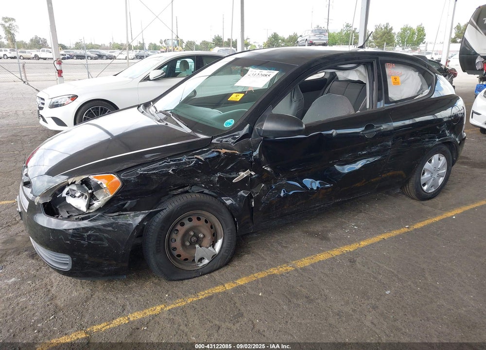 2007 HYUNDAI ACCENT GS VIN: KMHCM36C97U035915