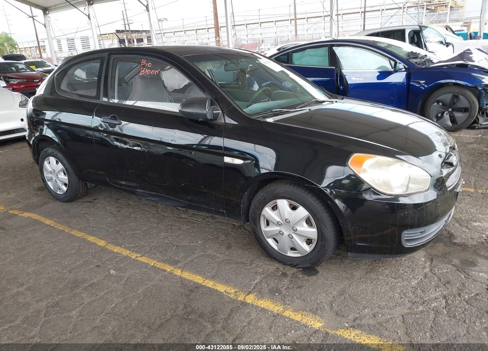 2007 HYUNDAI ACCENT GS VIN: KMHCM36C97U035915