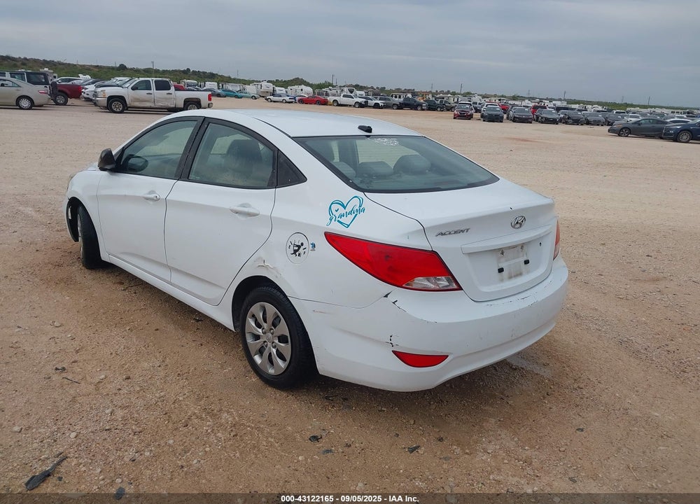 2017 HYUNDAI ACCENT VIN: KMHCT4AE0HU316617