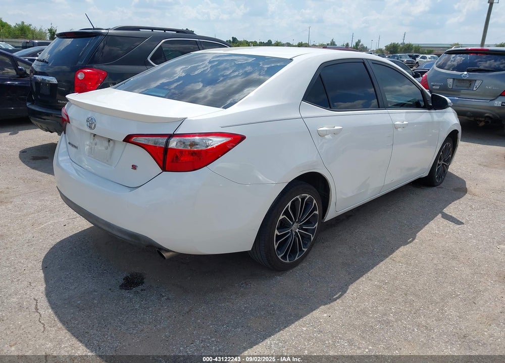2016 TOYOTA COROLLA VIN: 5YFBURHE9GP559726