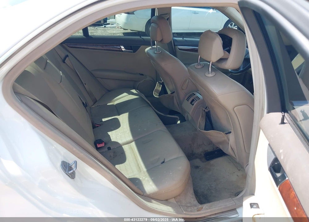 2011 MERCEDES-BENZ C CLASS VIN: WDDGF5EB9BR161231
