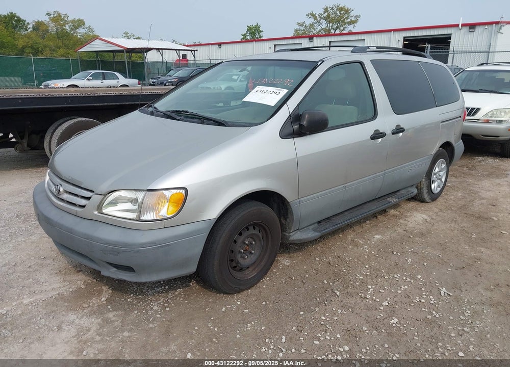 2001 TOYOTA SIENNA LE VIN: 4T3ZF13CX1U363176