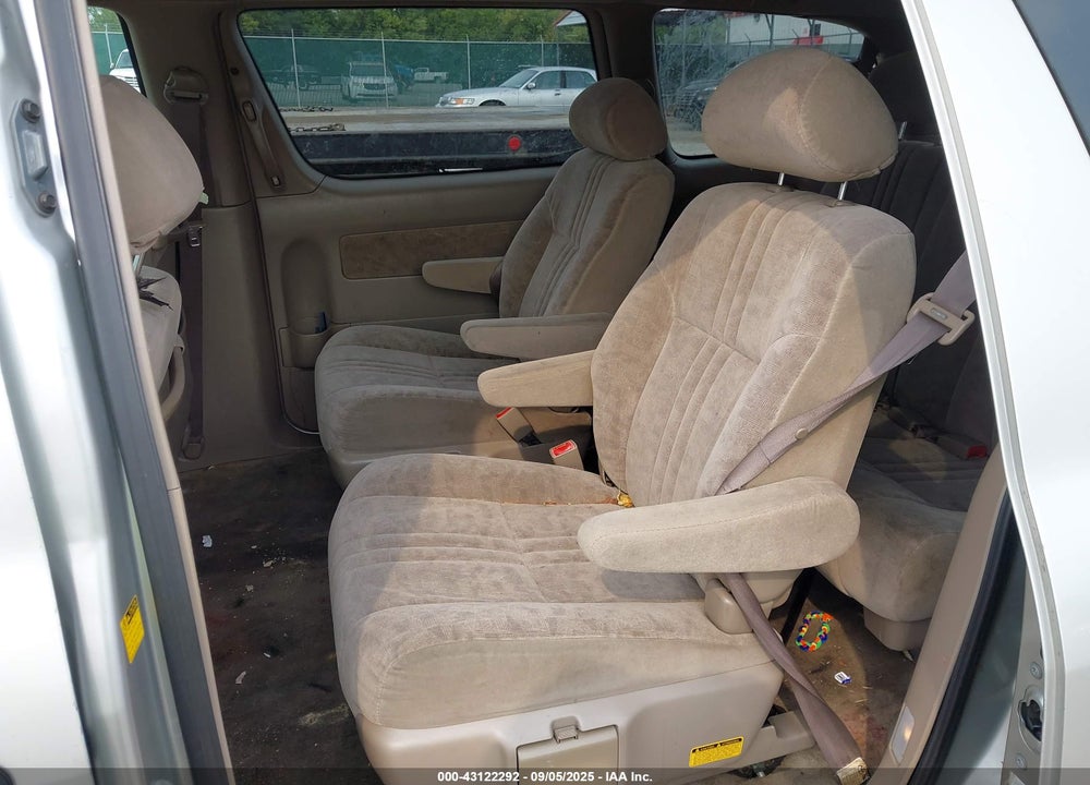 2001 TOYOTA SIENNA LE VIN: 4T3ZF13CX1U363176