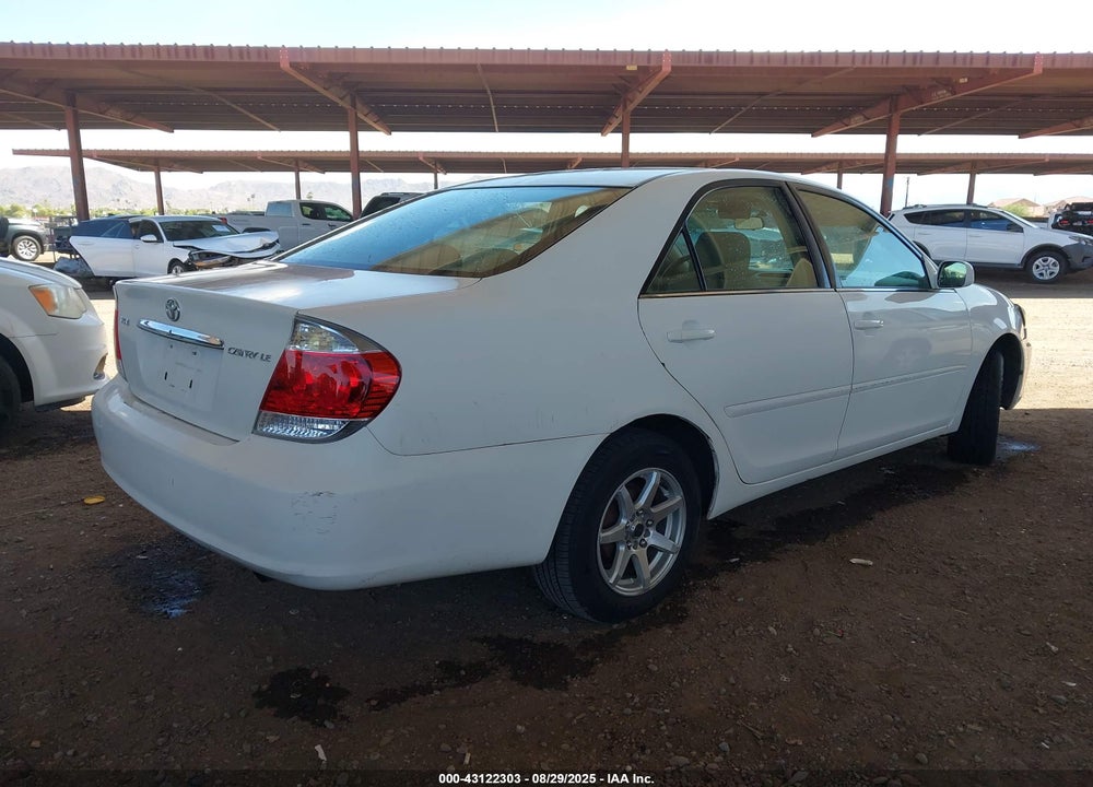 2005 TOYOTA CAMRY LE VIN: 4T1BE32K25U610049