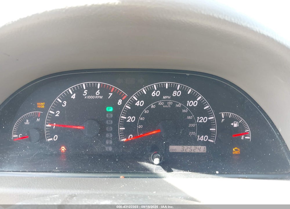 2005 TOYOTA CAMRY LE VIN: 4T1BE32K25U610049