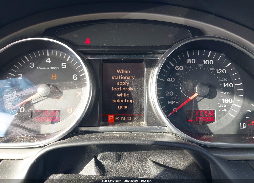 2007 AUDI Q7 4.2 VIN: WA1AV74L27D056926