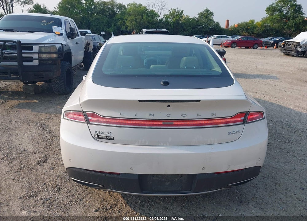 2017 LINCOLN MKZ VIN: 3LN6L5MU1HR611903