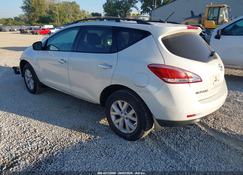 2012 NISSAN MURANO VIN: JN8AZ1MW5CW202496