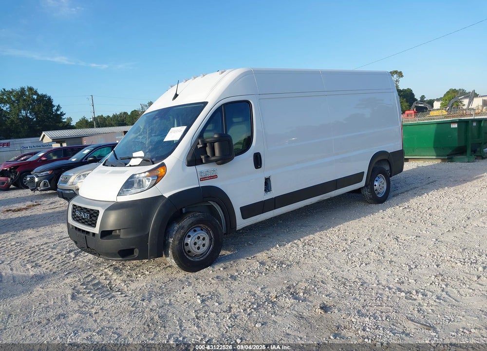 2022 RAM PROMASTER HIGH ROOF VIN: 3C6LRVDG4NE105380