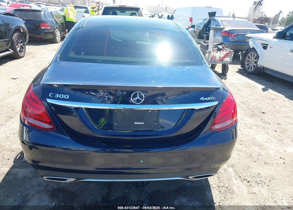 2018 MERCEDES-BENZ C CLASS VIN: WDDWF4KB6JR311644