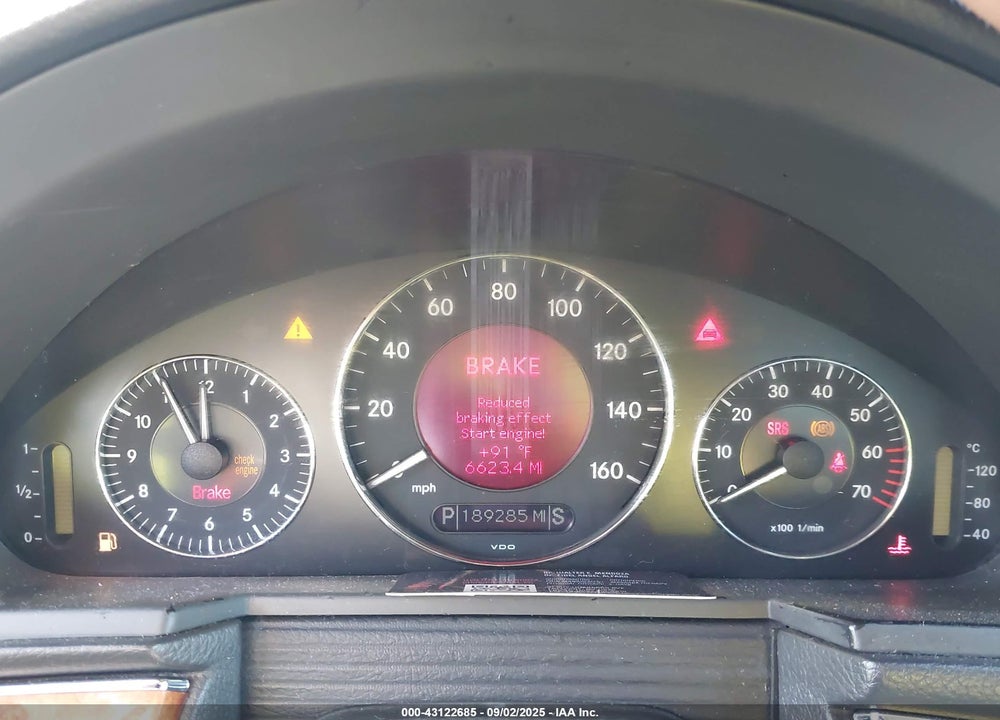 2003 MERCEDES-BENZ E 320 VIN: WDBUF65J63X110520