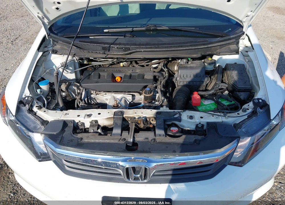 2012 HONDA CIVIC VIN: 19XFB2F51CE002077