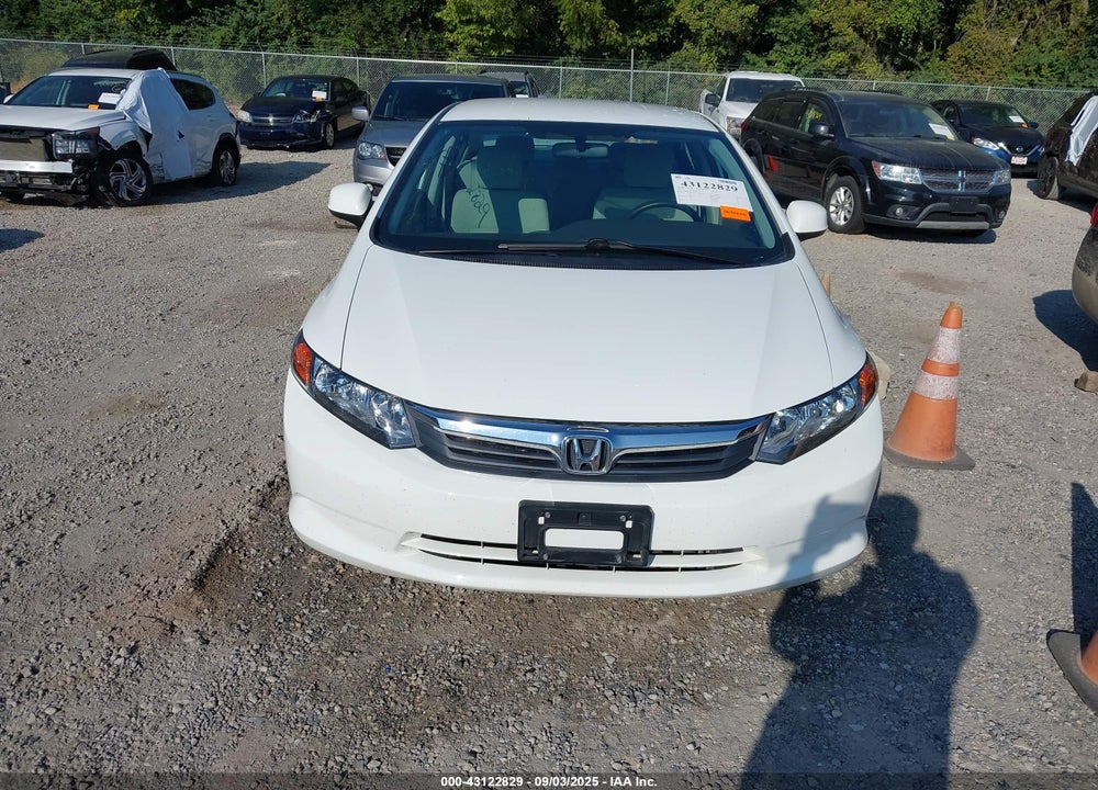 2012 HONDA CIVIC VIN: 19XFB2F51CE002077