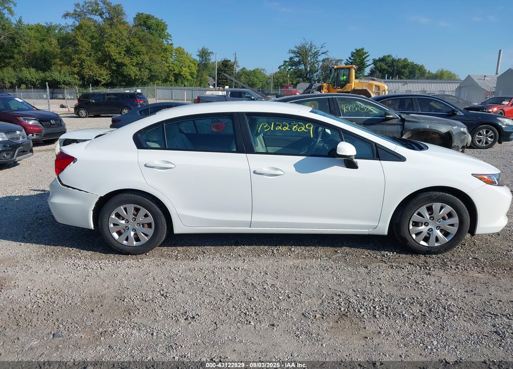 2012 HONDA CIVIC VIN: 19XFB2F51CE002077