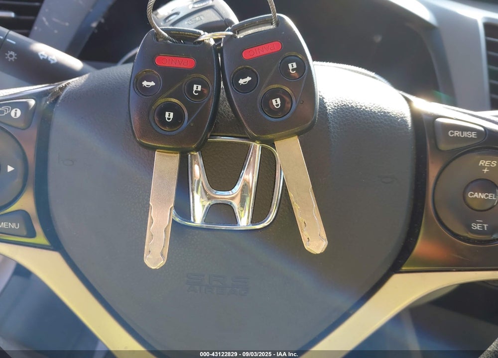 2012 HONDA CIVIC VIN: 19XFB2F51CE002077